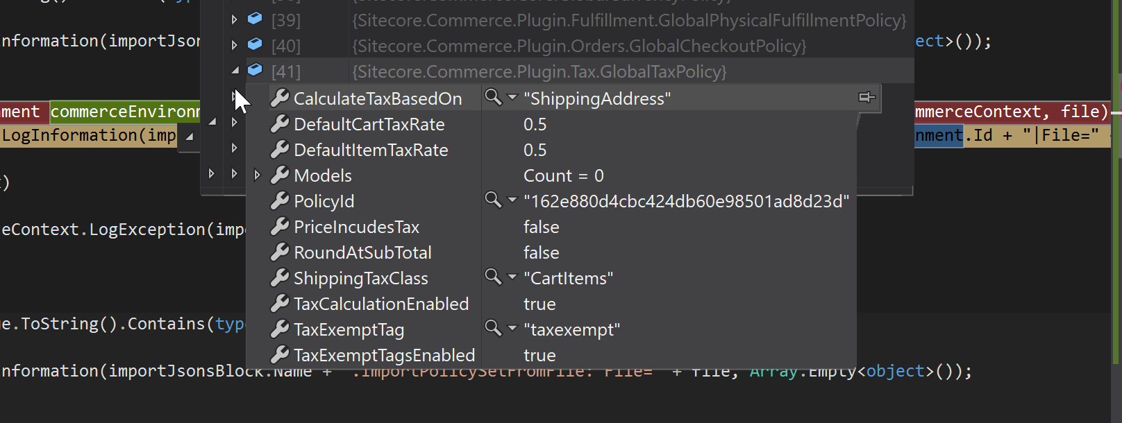 2019-04-28 19_20_33-Customer.Sample.Solution (Debugging) - Microsoft Visual Studio (Administrator)